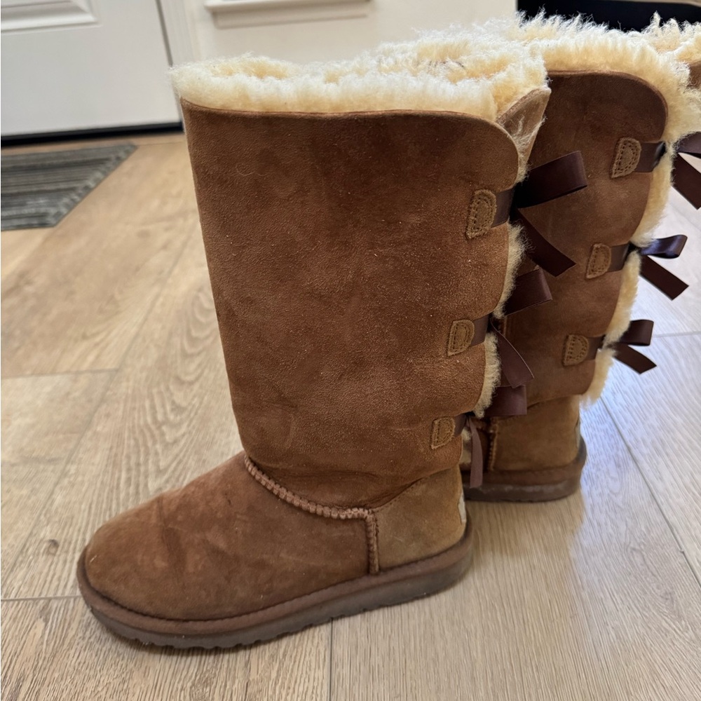 Ladies Chestnut Bailey Bow Tall - Size 5 - Picture 2 of 6